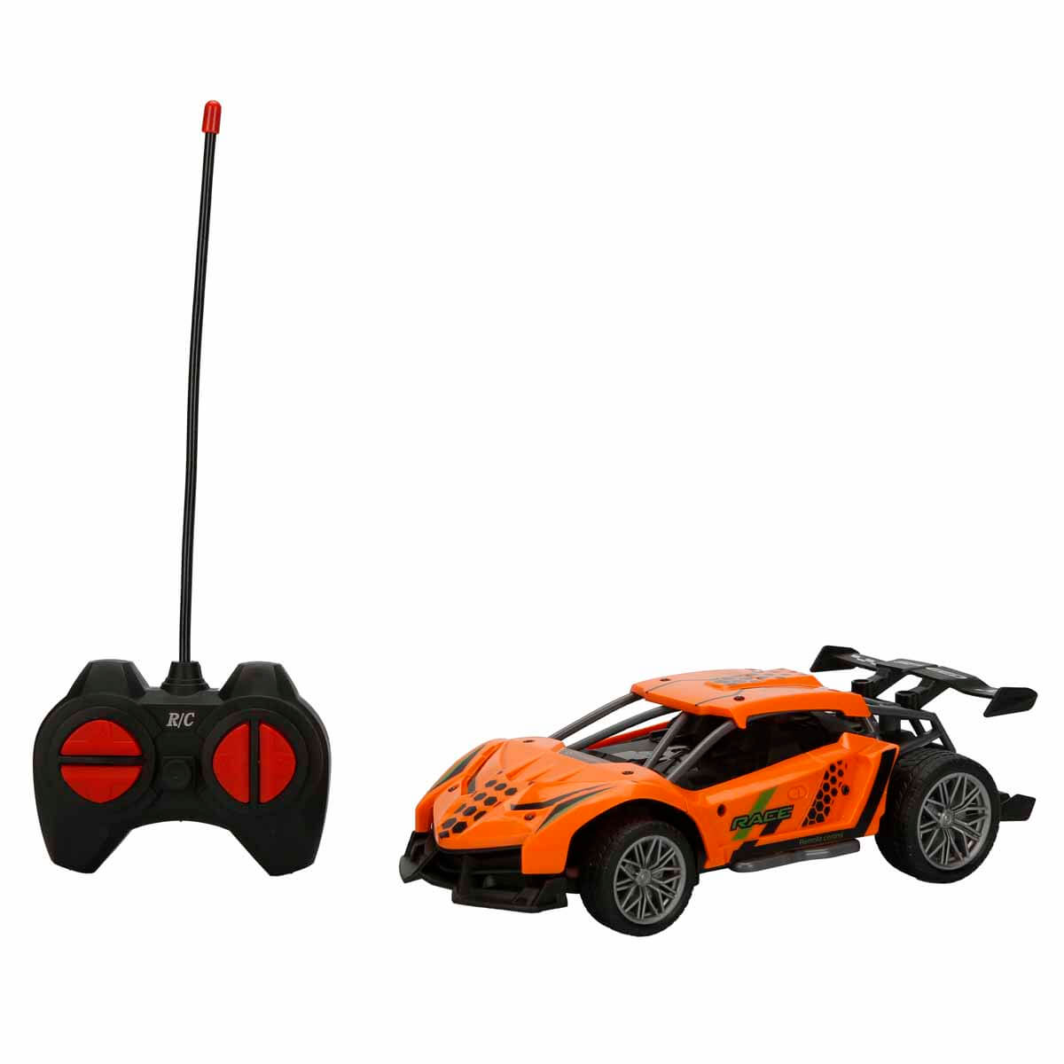 1:24 Tufan USB Şarjlı Uzaktan Kumandalı Arazi Aracı - Kırmızı
