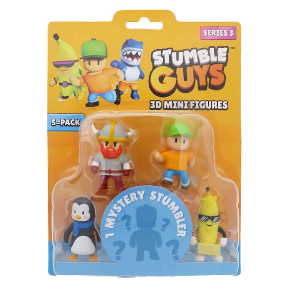 Stumble Guys 5'li Mini Figür Seti S3 TUY22000 - Viking Bjorn'Lu