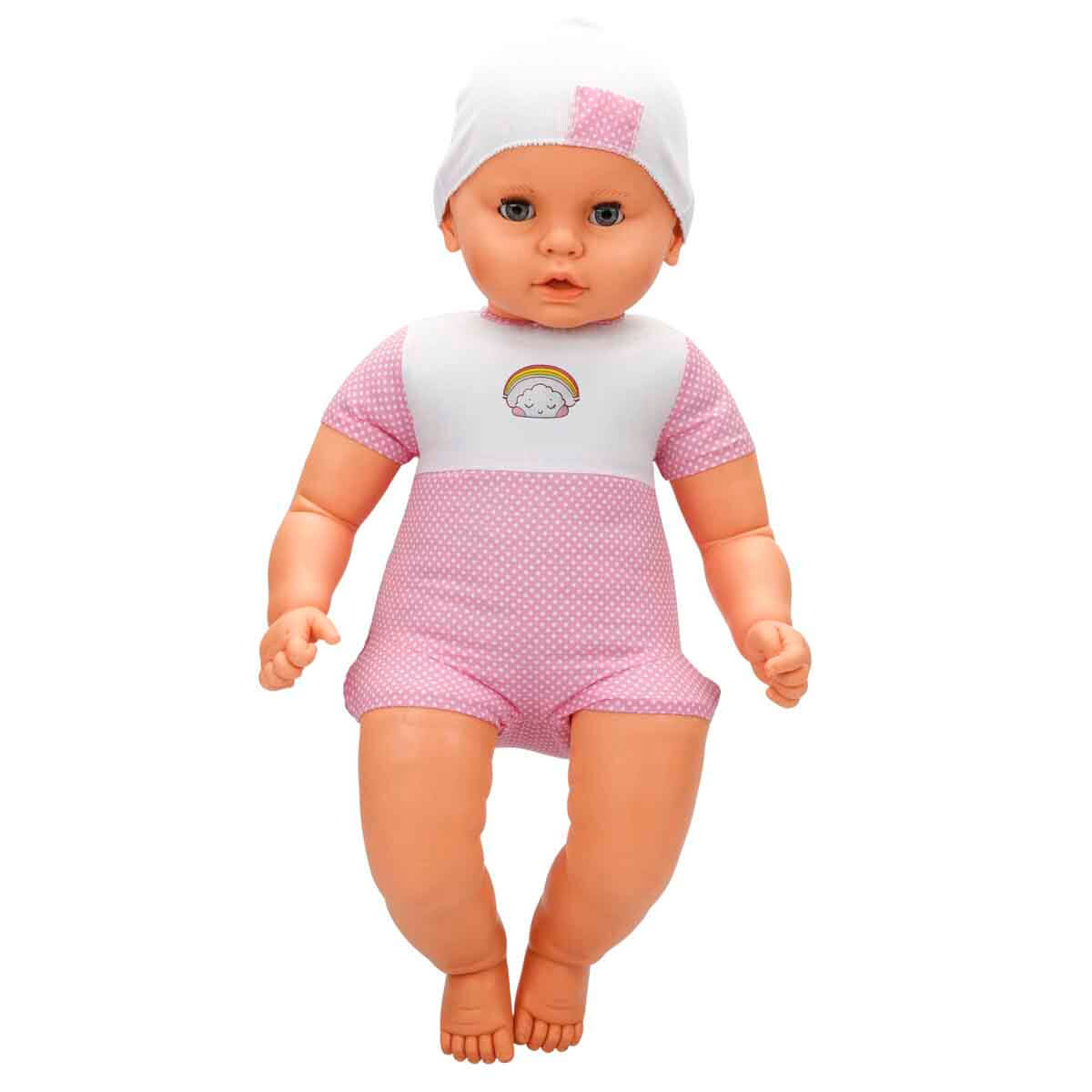 Denis Bebek 60 cm 60012 - Karışık Desenli-Mavi Bere | Toyzz Shop