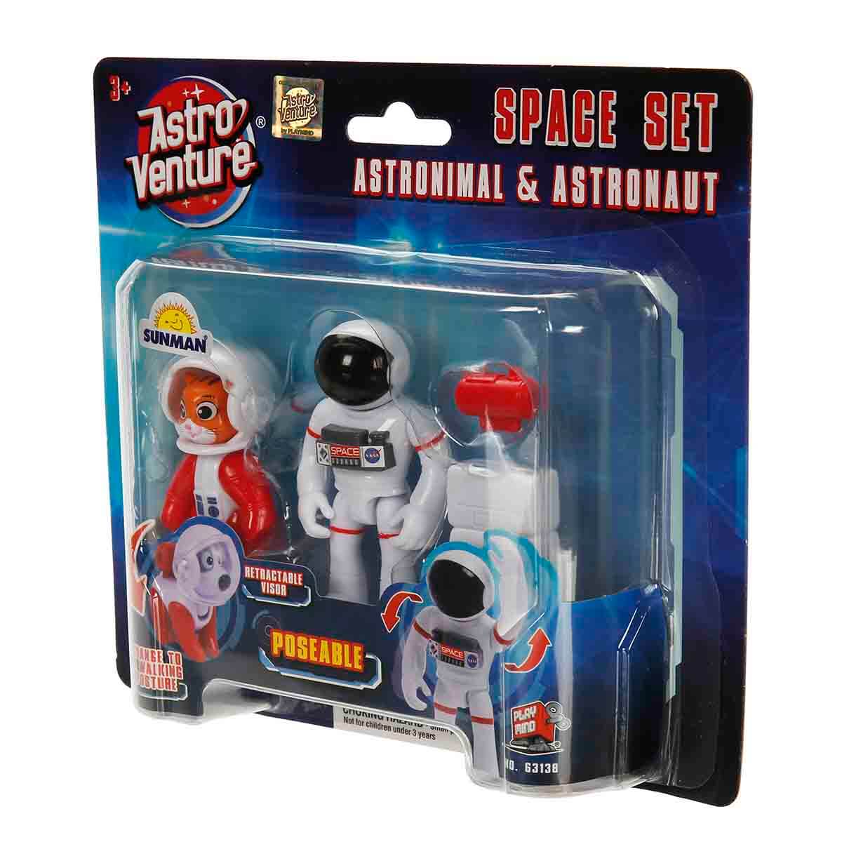 Astro Venture Space Set: Astronimal & Astronaut - Kedi | Toyzz Shop