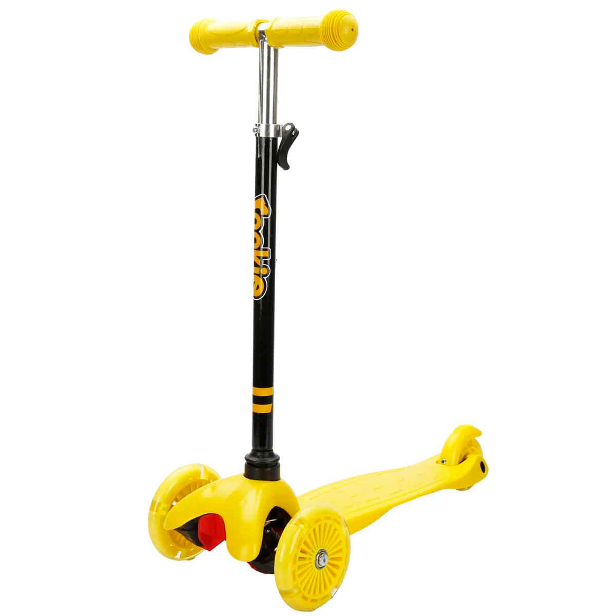 Gokidy Rookie 3 Tekerlekli Işıklı Sarı Mini Scooter | Toyzz Shop