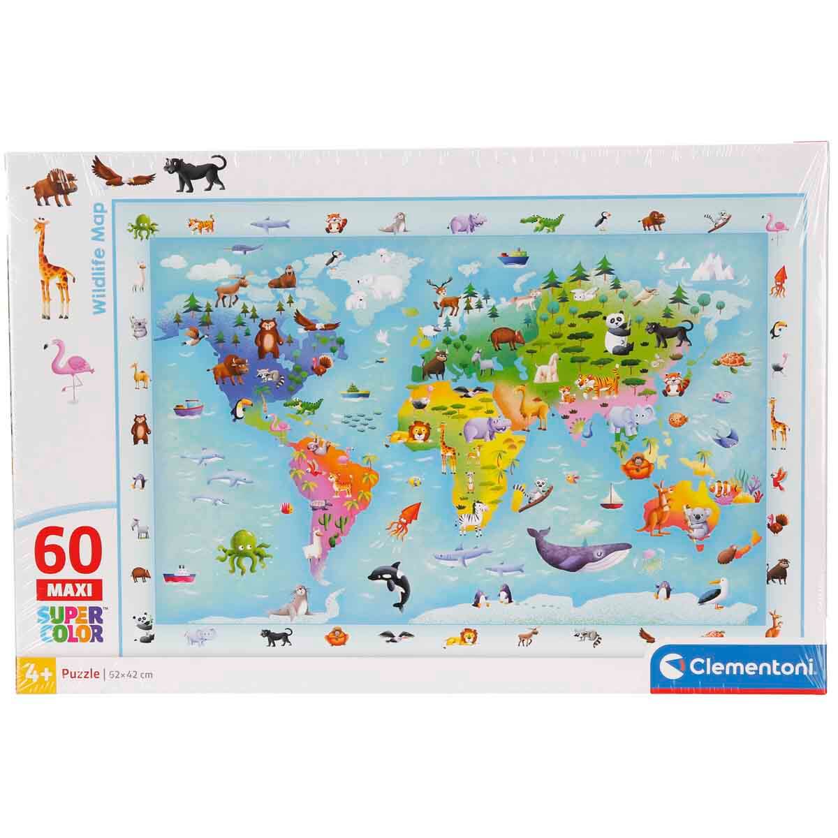 undefined - c5181_60_Parca_Maxi_Supercolor_Puzzle_Wildlife_Map.jpg