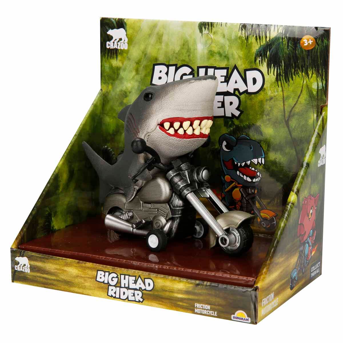 Crazoo Koca Kafalı Hayvan Figürlü Motosiklet - T Rex | Toyzz Shop