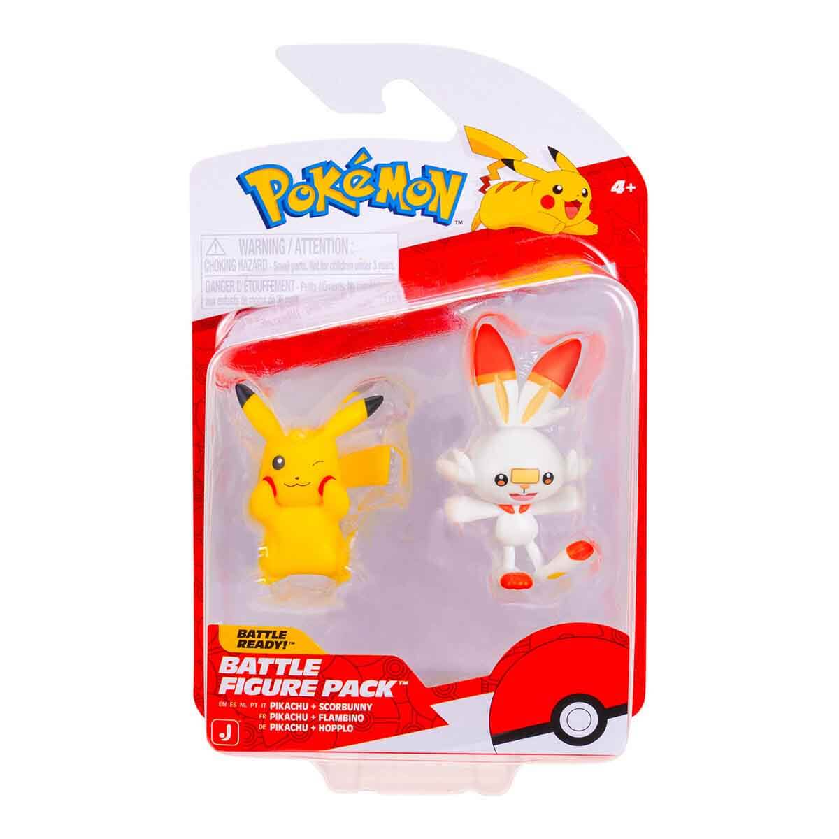 Pokemon Battle 2'li Figür Seti POK/PKW3355-B - Pikachu Ve Sobble