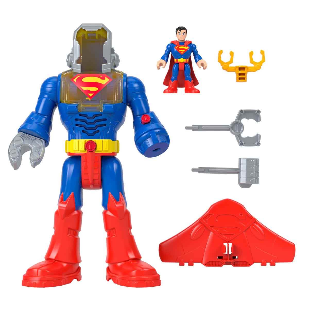 Sesli ve Işıklı Imaginext DC Super Friends Superman Insider ve Exo