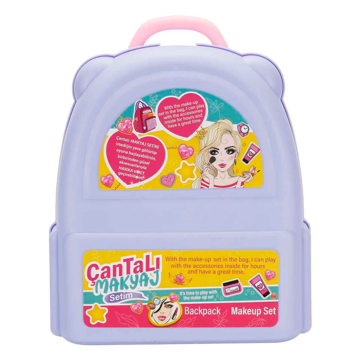 Sırt Çantalı Güzellik Seti - Pembe | Toyzz Shop