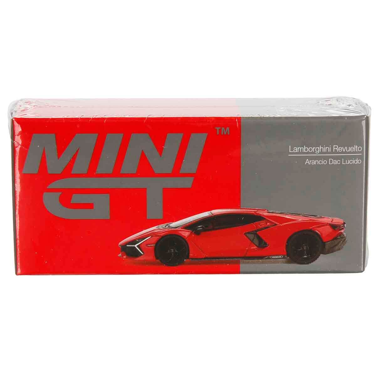 1:64 Mini Gt Lamborghini Revuelto Arancio Dac Lucido Diecast Model
