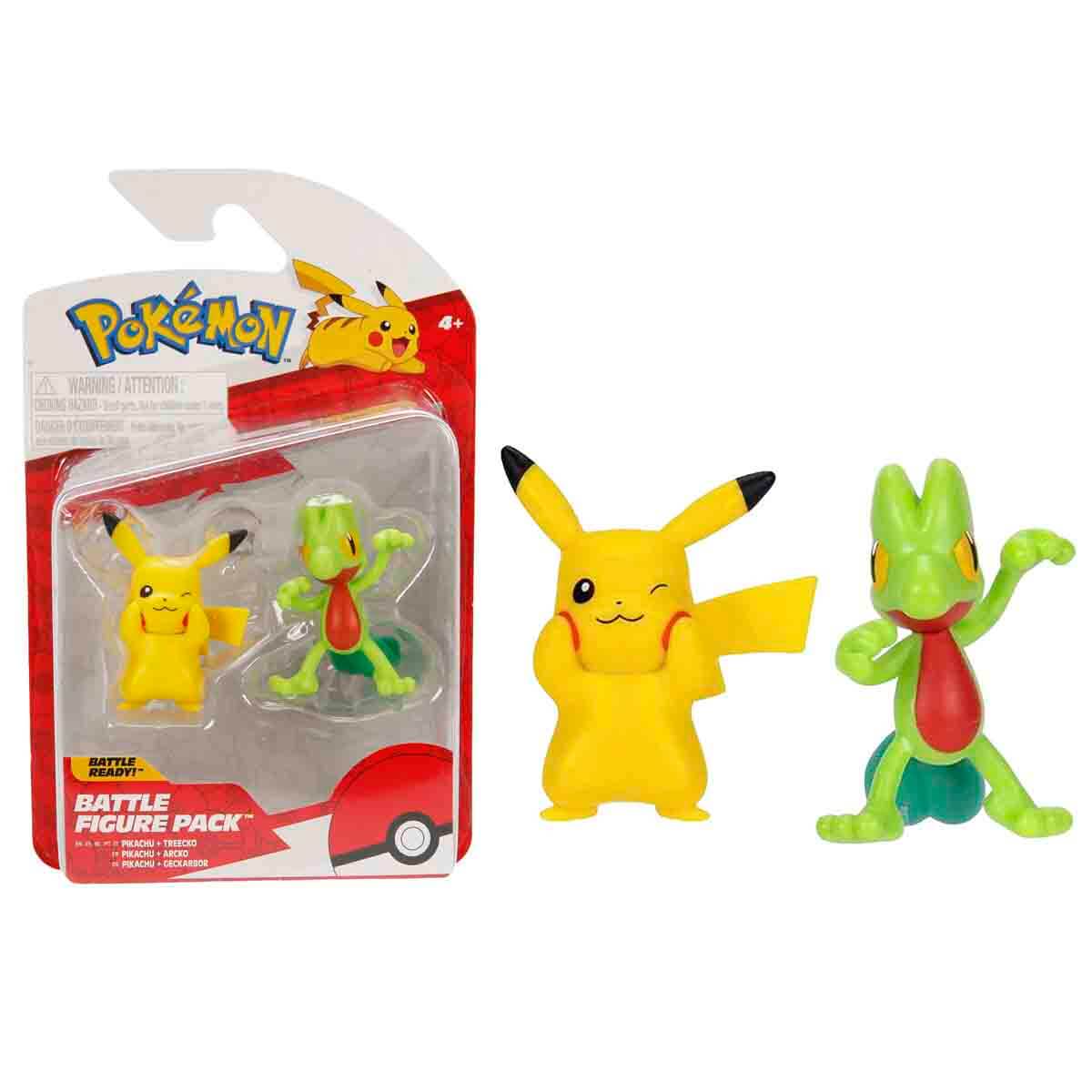 Pokemon Battle Figür 2'li Set POK/PKW3355 - Pikachu Ve Treecko