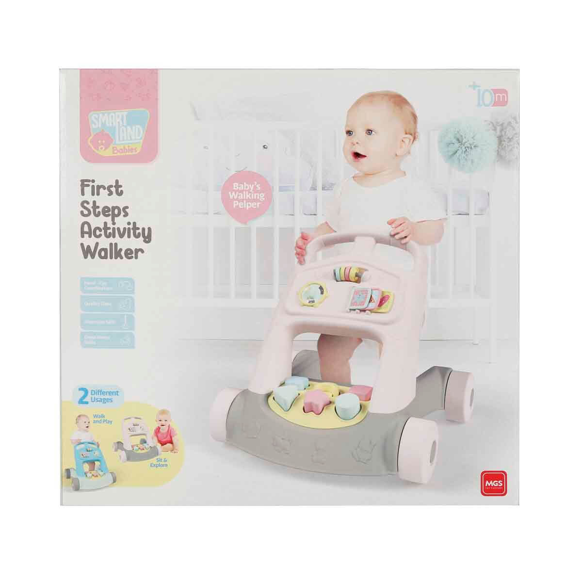 Smartland Aktiviteli İlk Adım Arabası - Mavi | Toyzz Shop