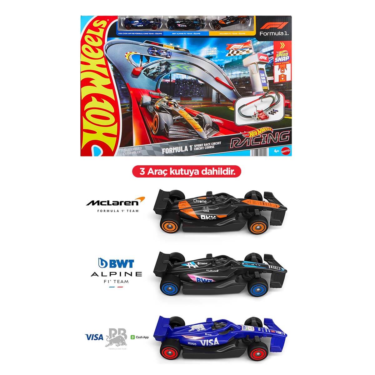 Hot Wheels F1 Temel Yarış Pisti JDY15 | Toyzz Shop