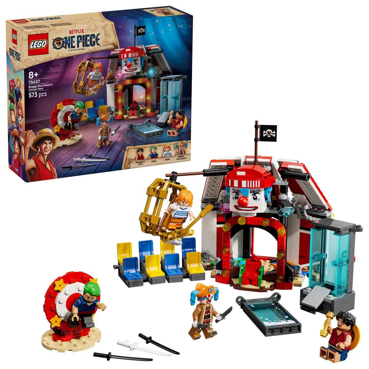 LEGO ONE PIECE Palyaço Buggy'nin Sirk Çadırı 75637 - 8 Yaş ve