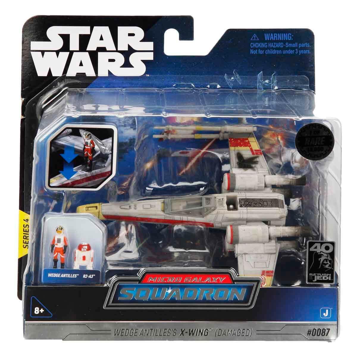 Star Wars Micro Galaxy Squadron Figür ve Araç Seti - Wedge