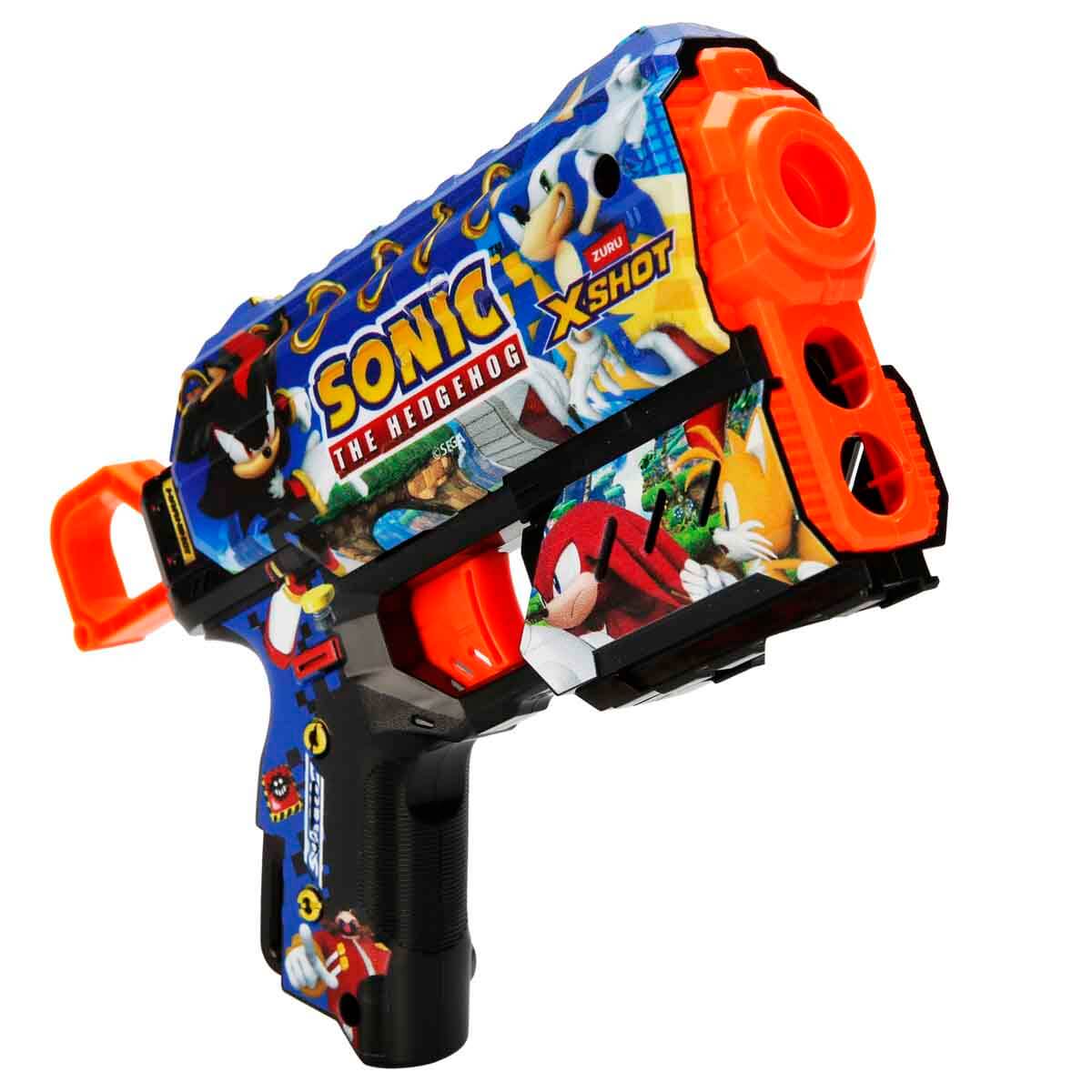 X-Shot Skins Flux Sonic The Hedgehog 8 Mermili Sünger Dart Atan