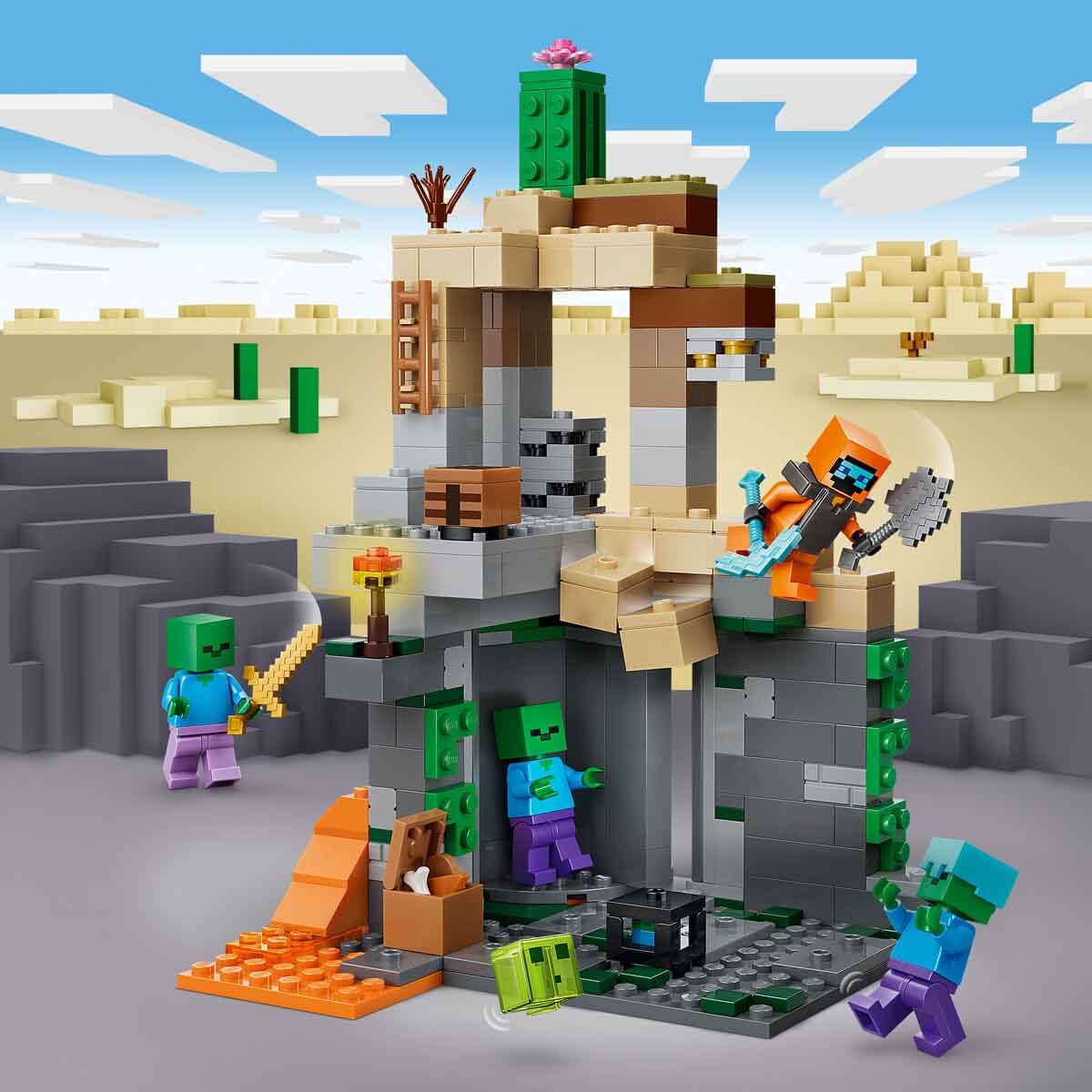 LEGO Minecraft Zombi Zindanı 21587 - 8 Yaş ve Üzeri Çocuklar için