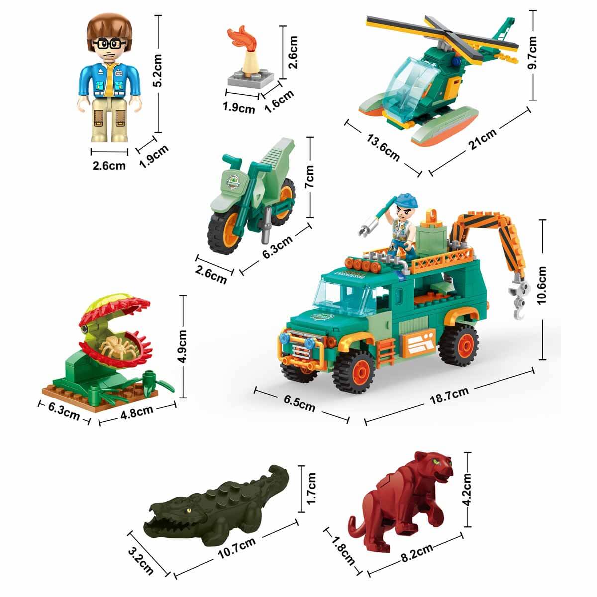 BLX Jungle Orman Macerası Oyun Seti 29608 | Toyzz Shop