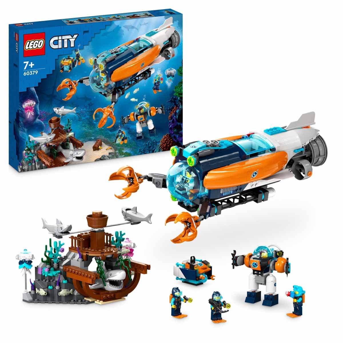 LEGO City Derin Deniz Keşif Denizaltısı 60379 - 7 Yaş ve Üzeri
