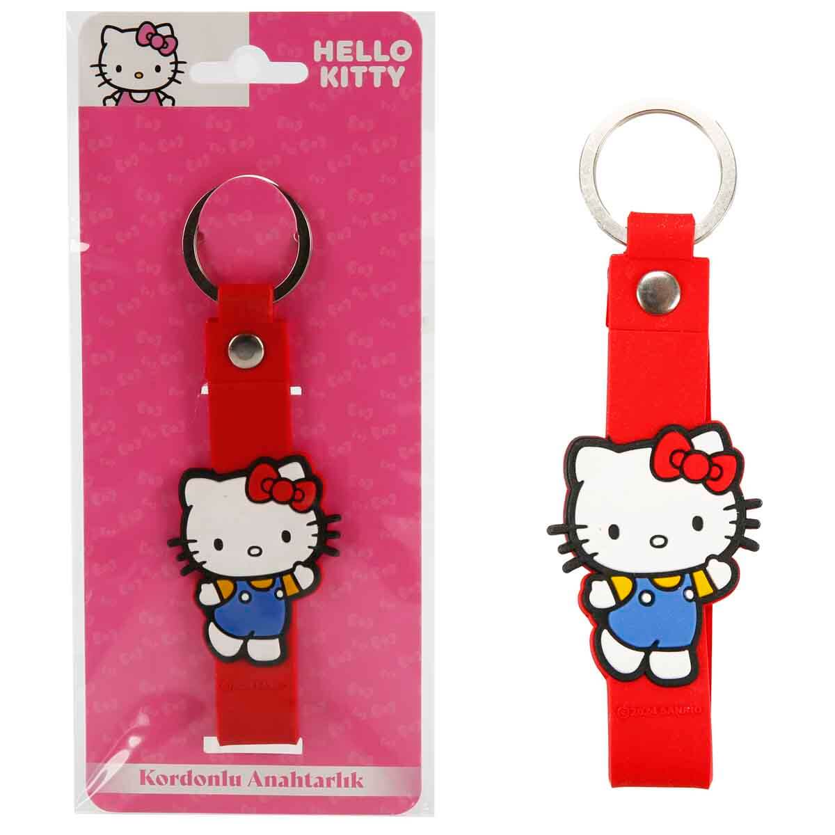Hello Kitty And Friends Kordonlu Anahtarlık - Koyu Pembe-Ayakta