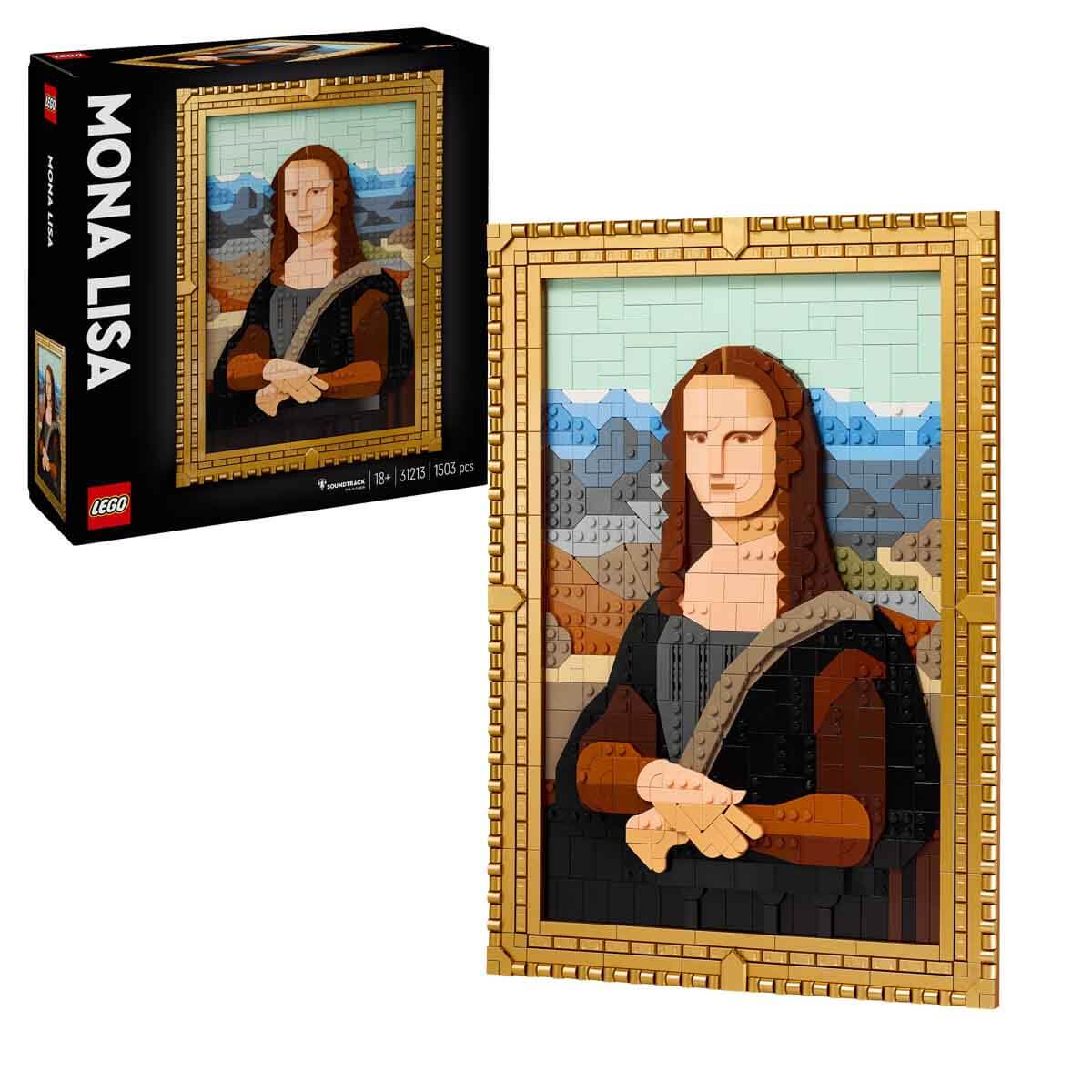 LEGO ART Mona Lisa 31213 - Yetişkinler için Dekoratif
