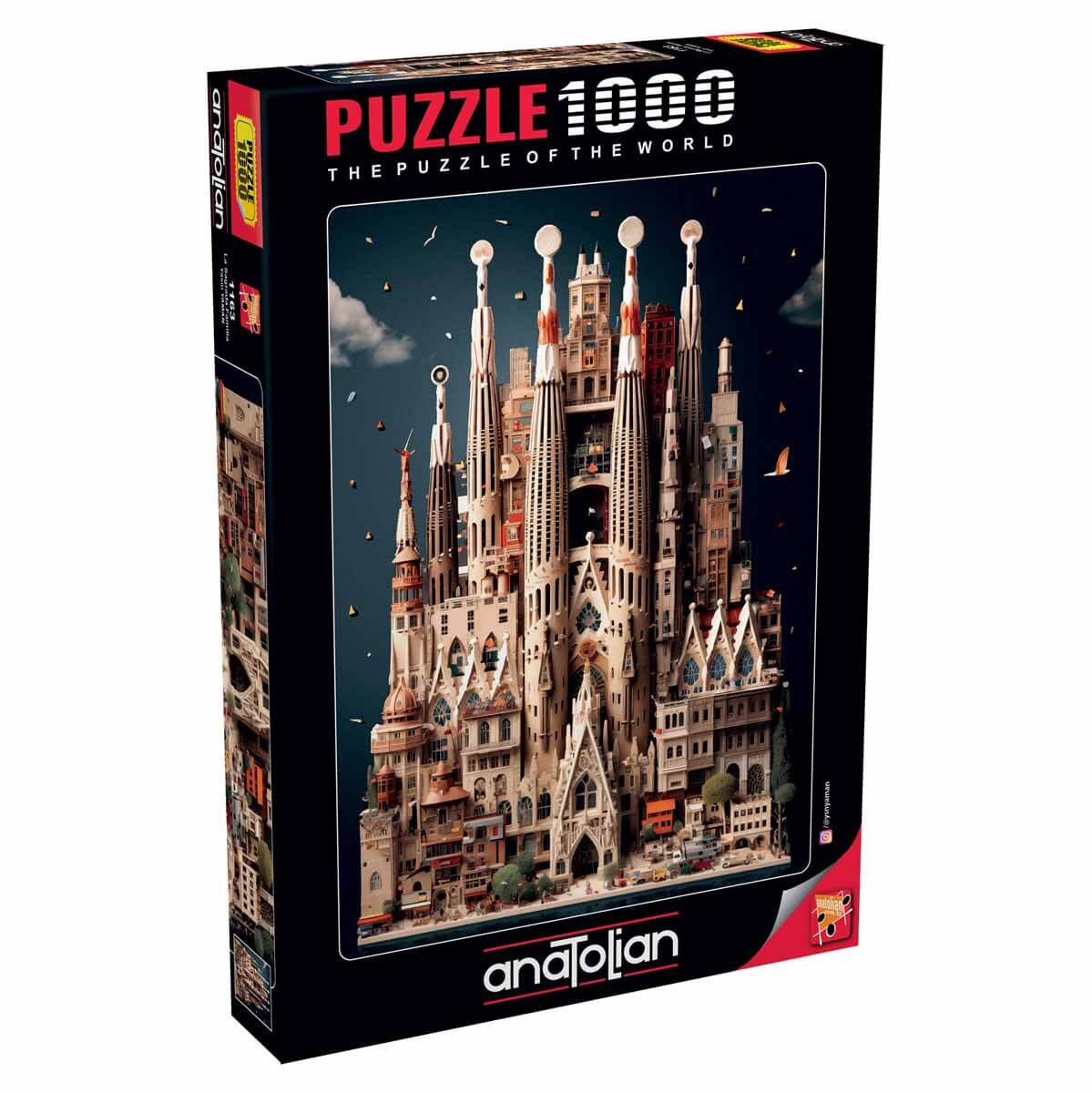 1000 Parça Puzzle: La Sagrada Familia | Toyzz Shop