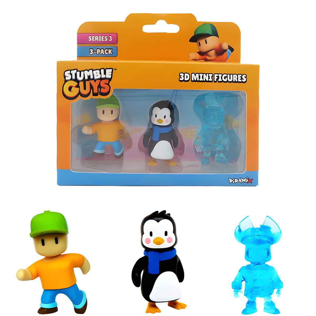 Stumble Guys 3'lü Mini Figür Seti S3 TUY23000 - Viking Bjorn