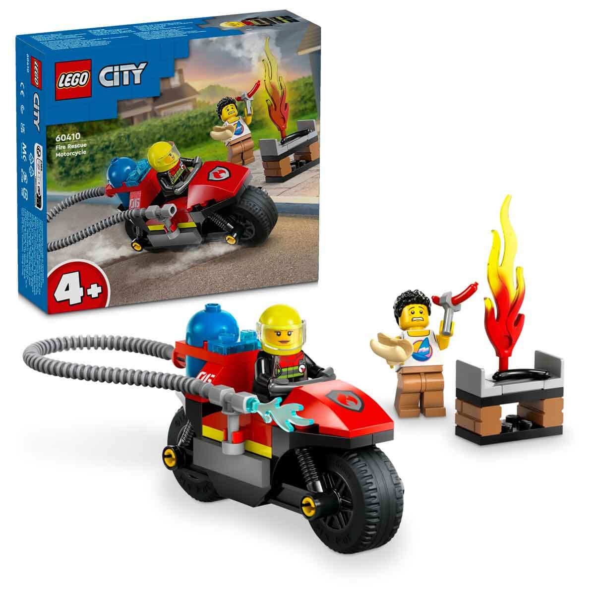 いっぬ LEGO® City İtfaiye Kurtarma Motosikleti 60410 - 4 Yaş ve Üzeri