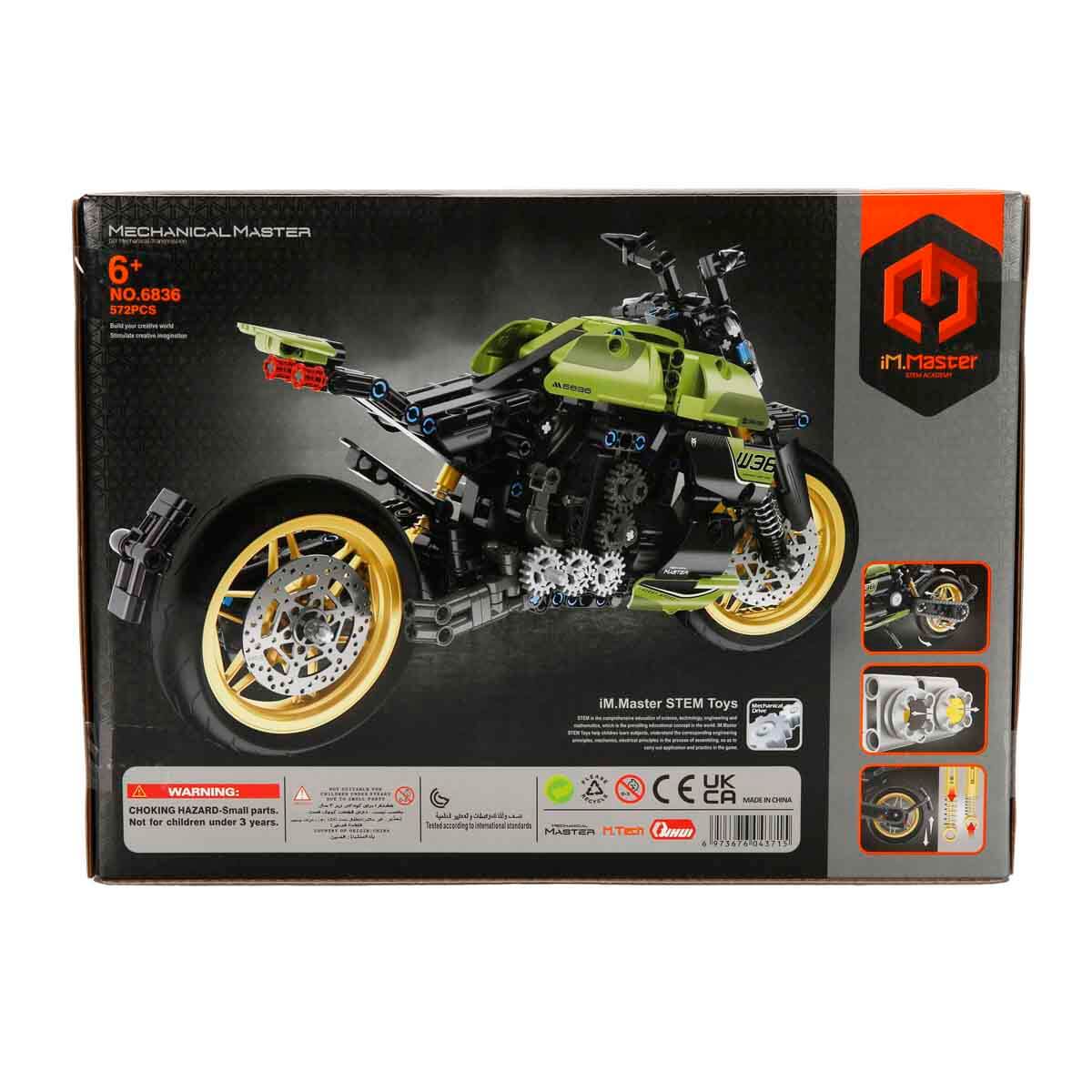 iM. Master Yeşil Motosiklet 572 Parça | Toyzz Shop
