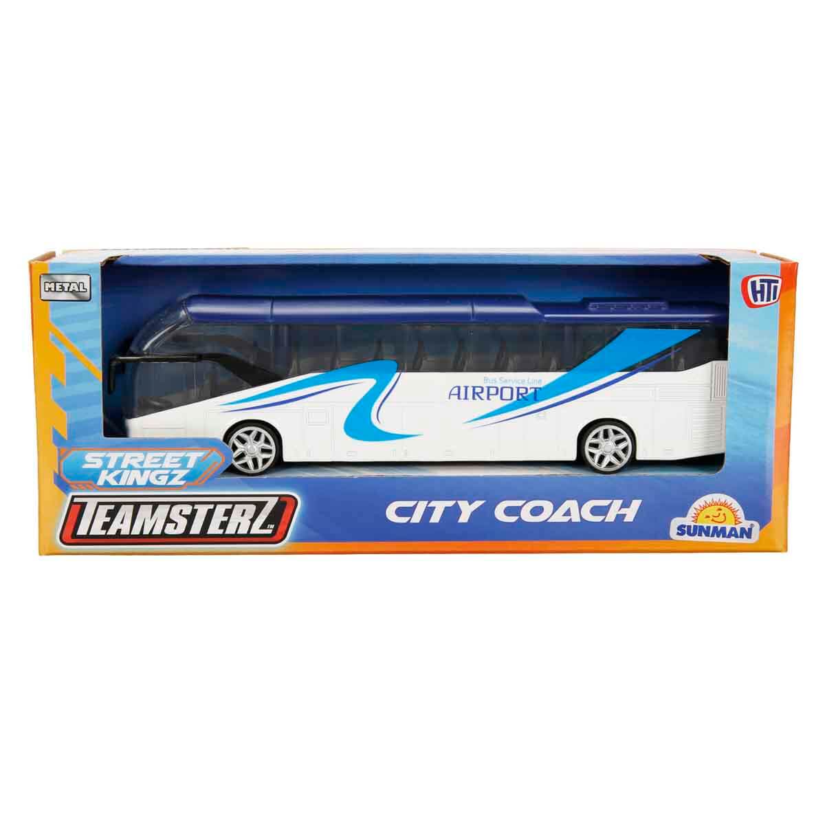 洋楽 Inna City Boyz Strugglin' N Strivin' Teamsterz Street Kings Die Cast Şehir Aracı - Mavi Şehir Otobüsü