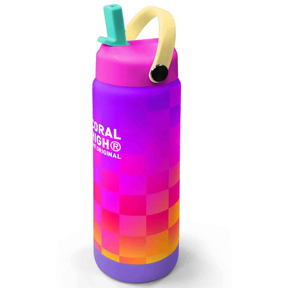 undefined - daf42_Coral_High_Neon_Renkli_Dama_Desenli_Celik_Termos_M.jpg
