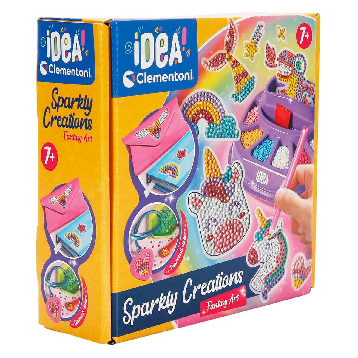 Clementoni Idea Işıltılı Tasarım Fantastik Sanat Seti | Toyzz Shop