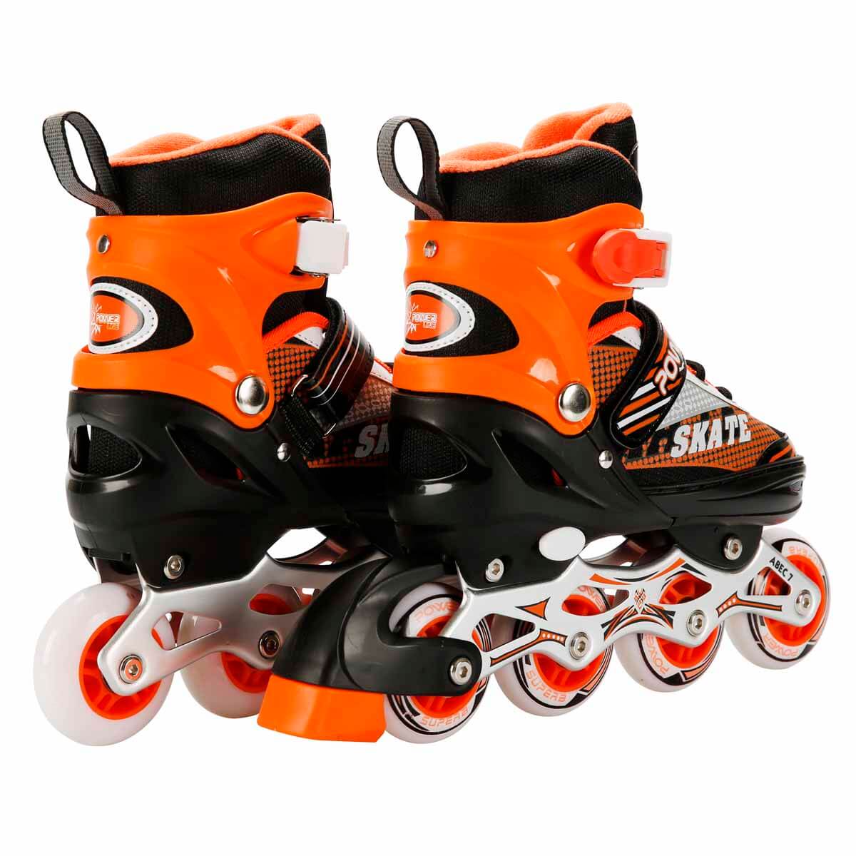 Işıklı 4 Tekerlekli Power Line Paten 31-38 - Turuncu S | Toyzz Shop