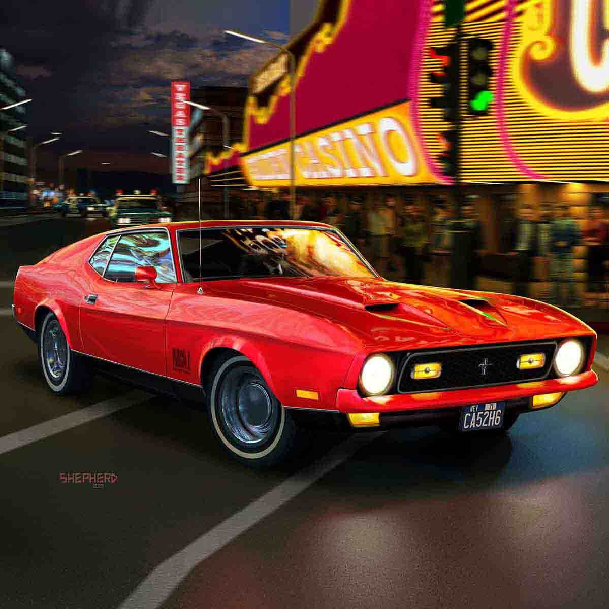 undefined - dc291_Revell_125_Ford_Mustang_Mach_I_007_Diamond_Are_For.jpg