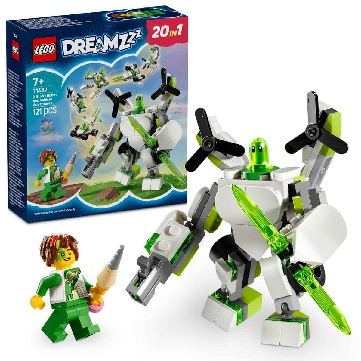 LEGO DREAMZzz Z-Blob'un Robot ve Araç Maceraları 71487 - 7 Yaş ve