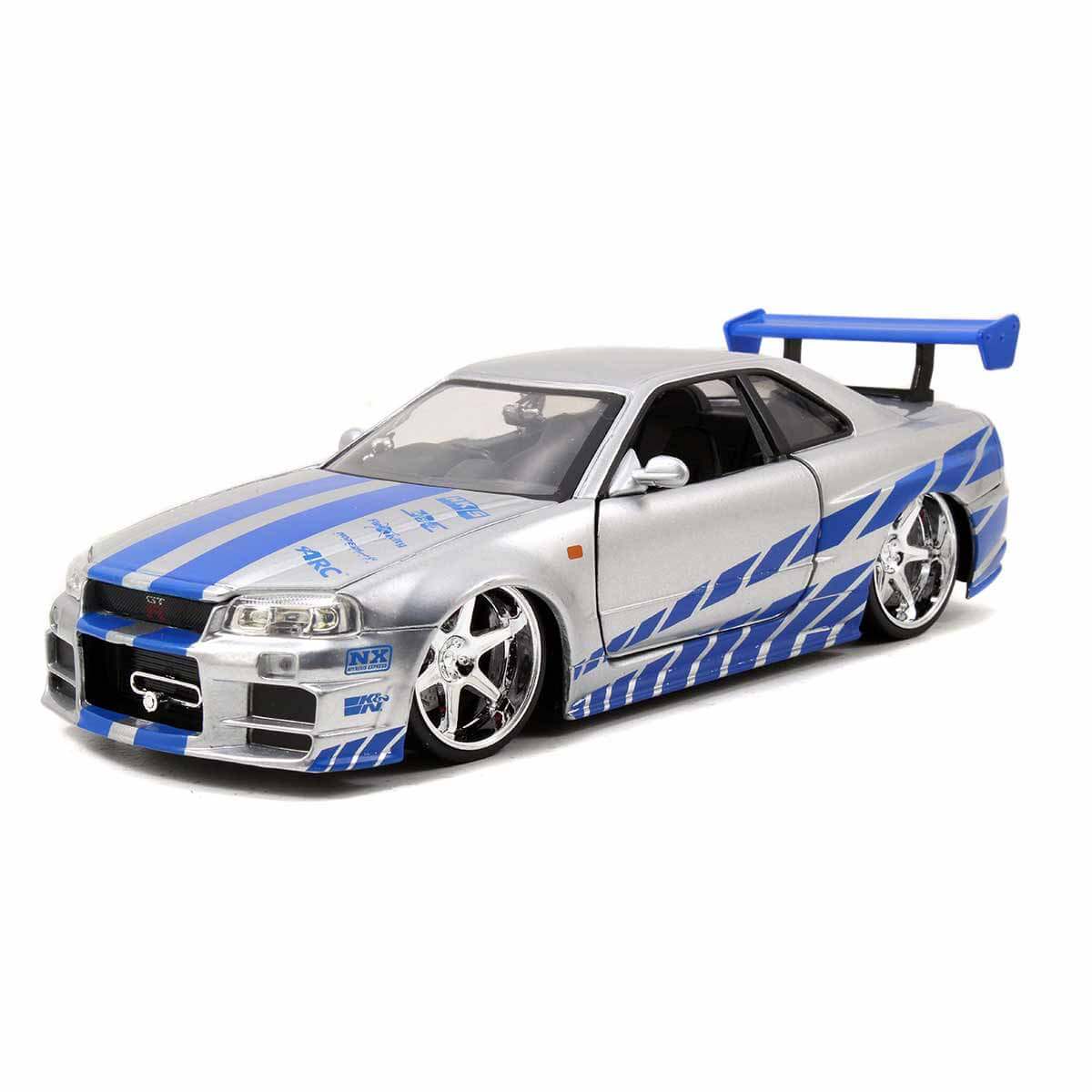 1:24 Fast Furious Brian's Nissan Skyline GT-R Araba | Toyzz Shop