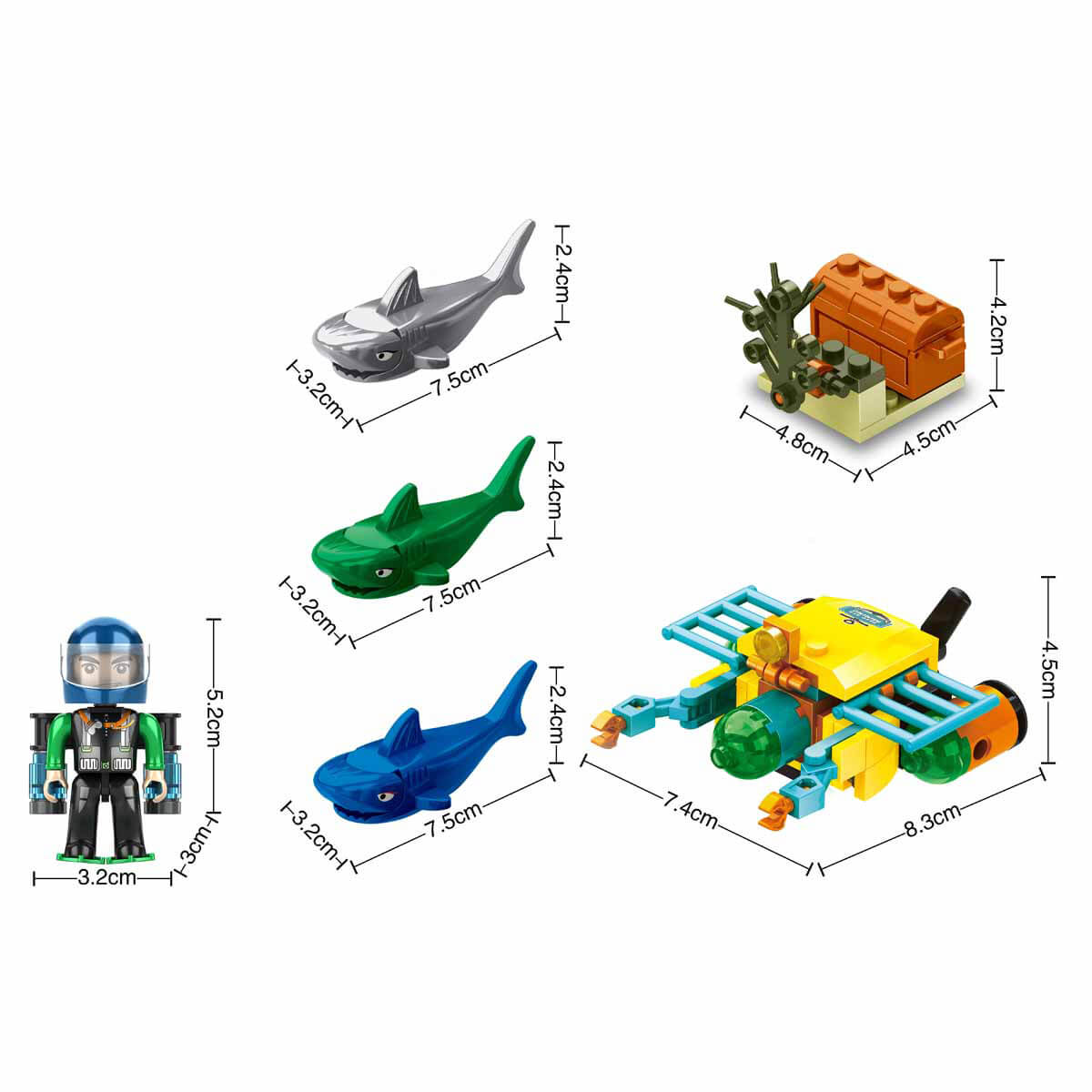 BLX Sea Hazine ve Köpekbalıkları 29431 | Toyzz Shop