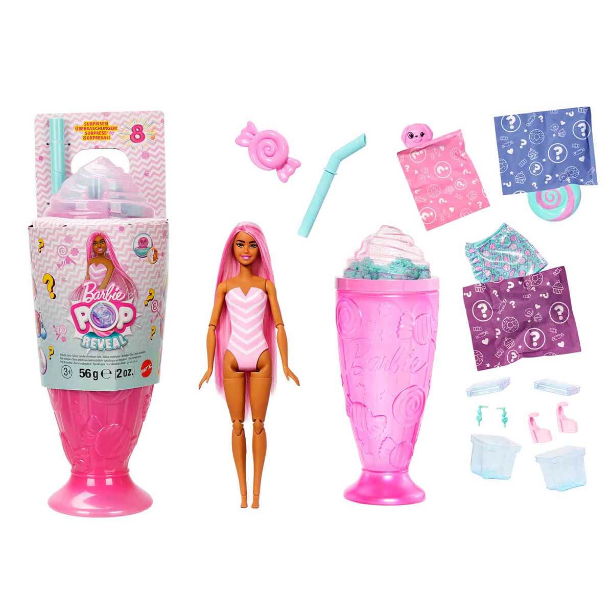 Barbie Pop Reveal Atıştırmalık Serisi JFY00 - Pembe Jfy62 | Toyzz Shop