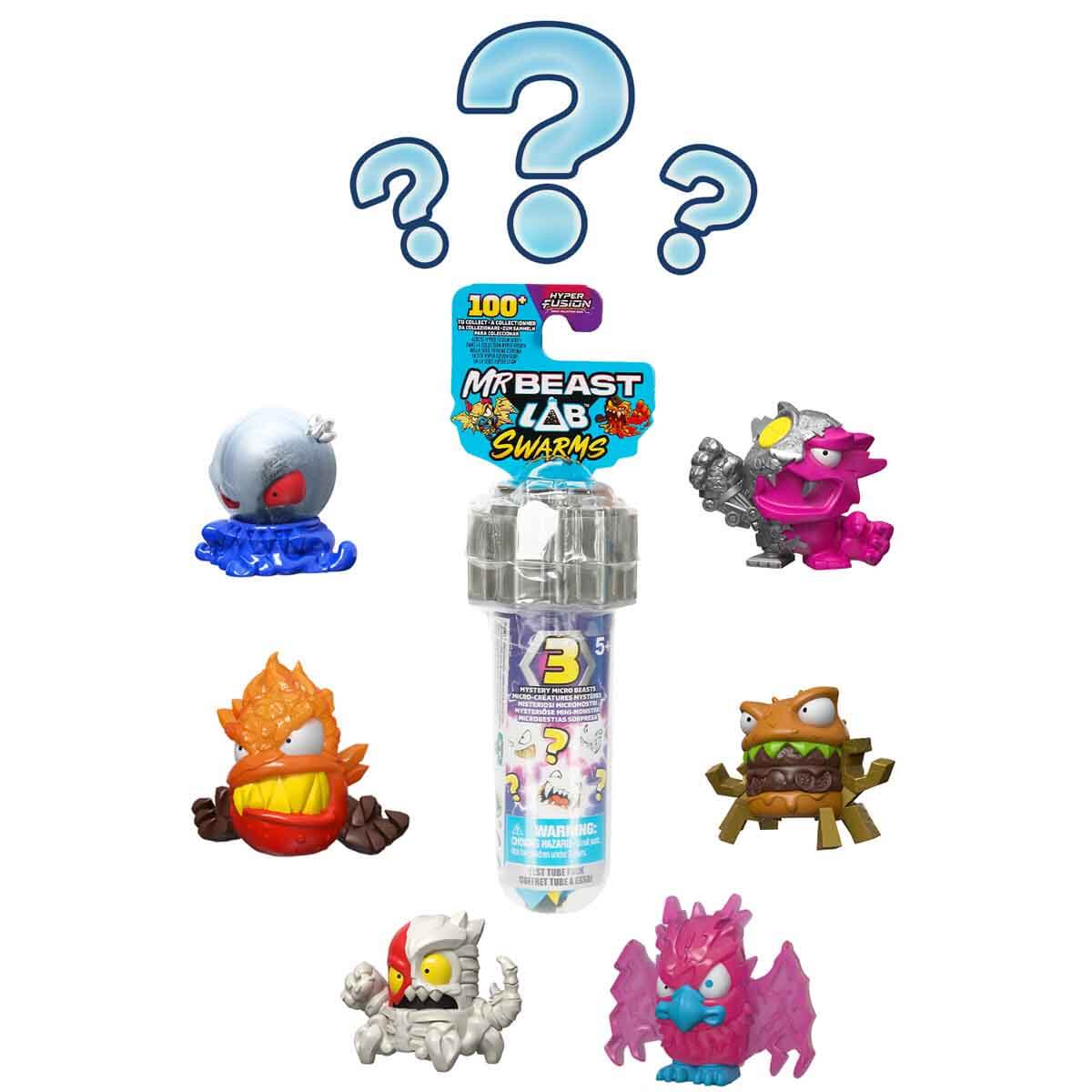 ストリクスヘイブンar5種セット Mr Beast Lab Swarms Hyper Fusion Serisi 3'lü Sürpriz Figür Paketi