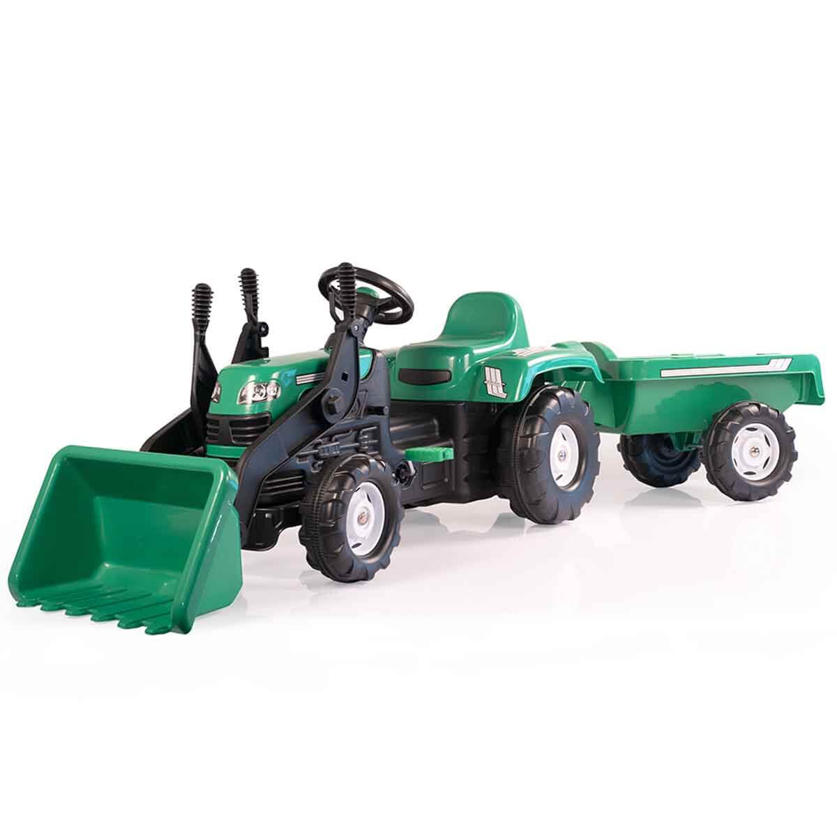 undefined - de899_Ranchero_Romorklu_Kepceli_Pedalli_Yesil_Traktor.jpg