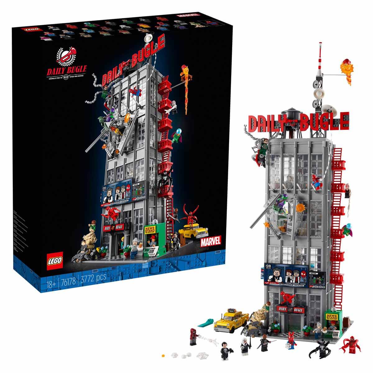 tomo様 LEGO Marvel Örümcek Adam Daily Bugle 76178 Yapım Seti; Yetişkin