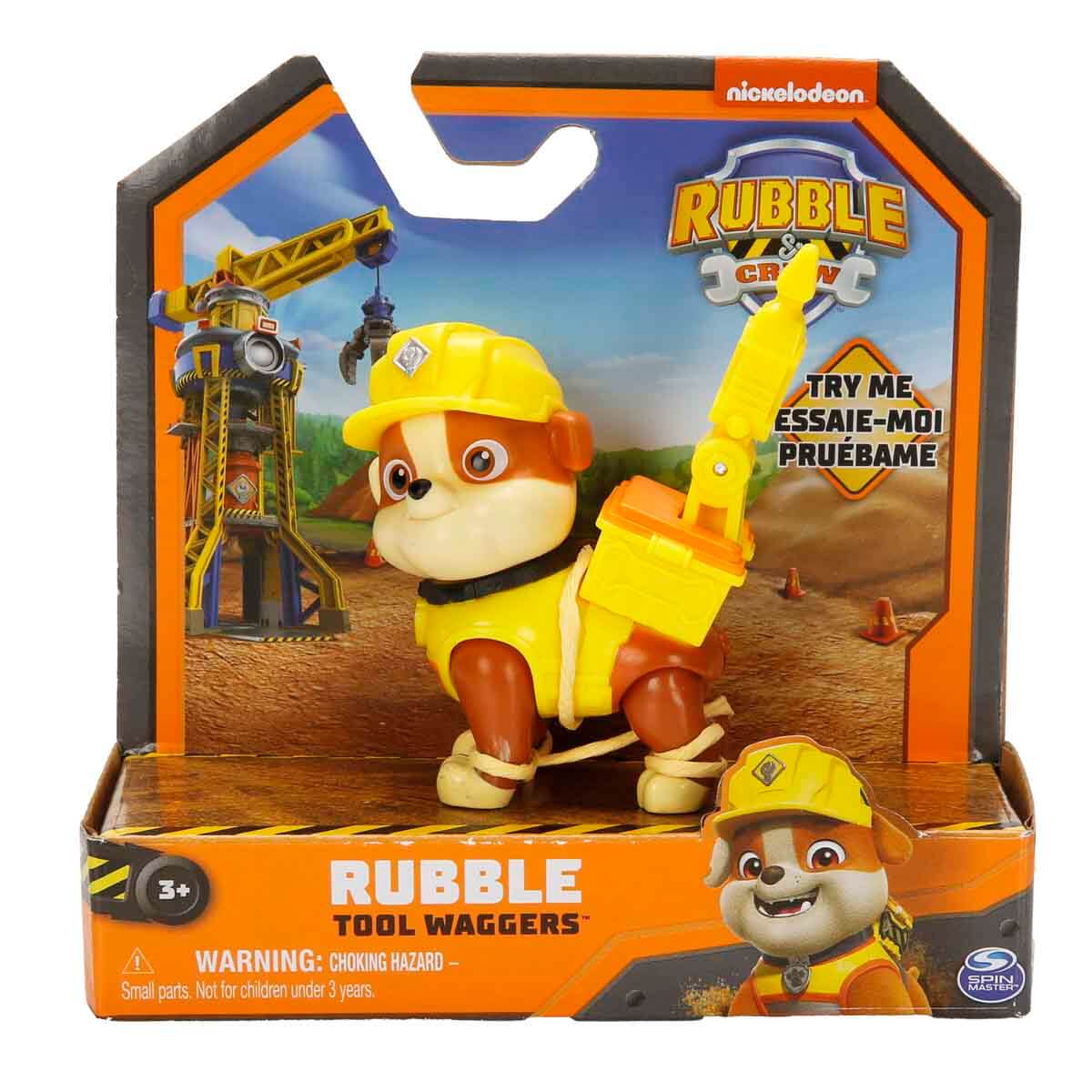 PAW Patrol Rubble & Crew Tool Waggers Aksiyon Figürü Rubble