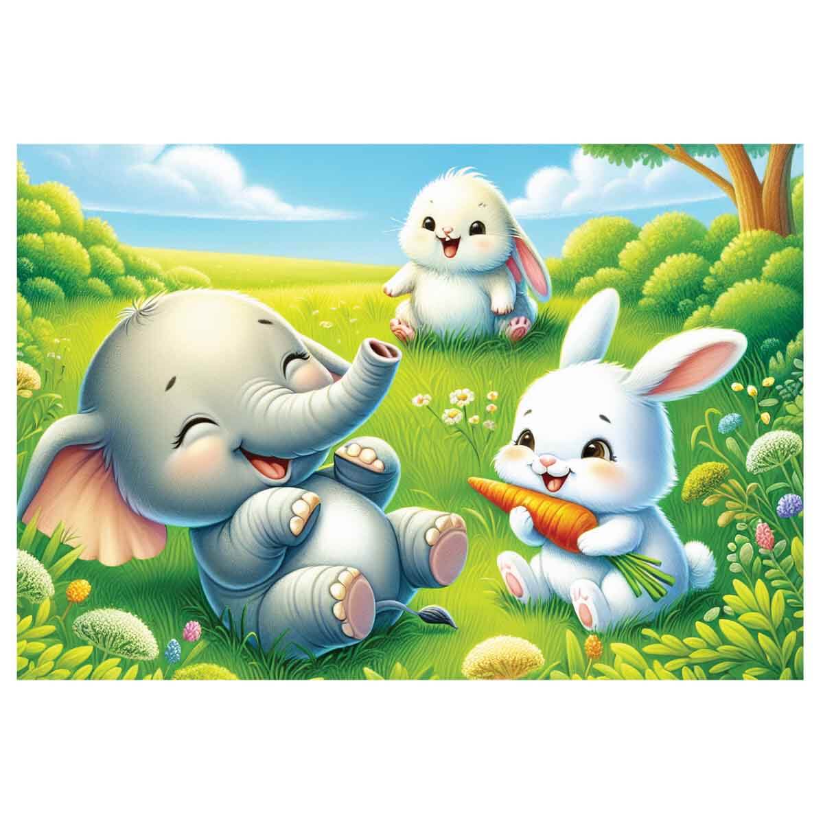 undefined - e138b_60_Parca_Puzzle_Fil_ve_Tavsan_.jpg