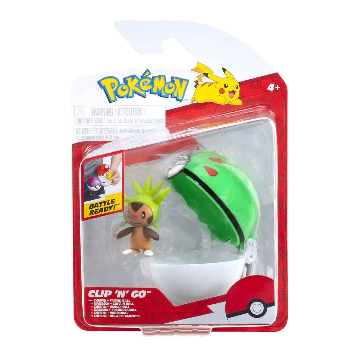 Pokemon Clip 'N' Go Poke Topu ve Figür Seti POK/95057-E - Totodile