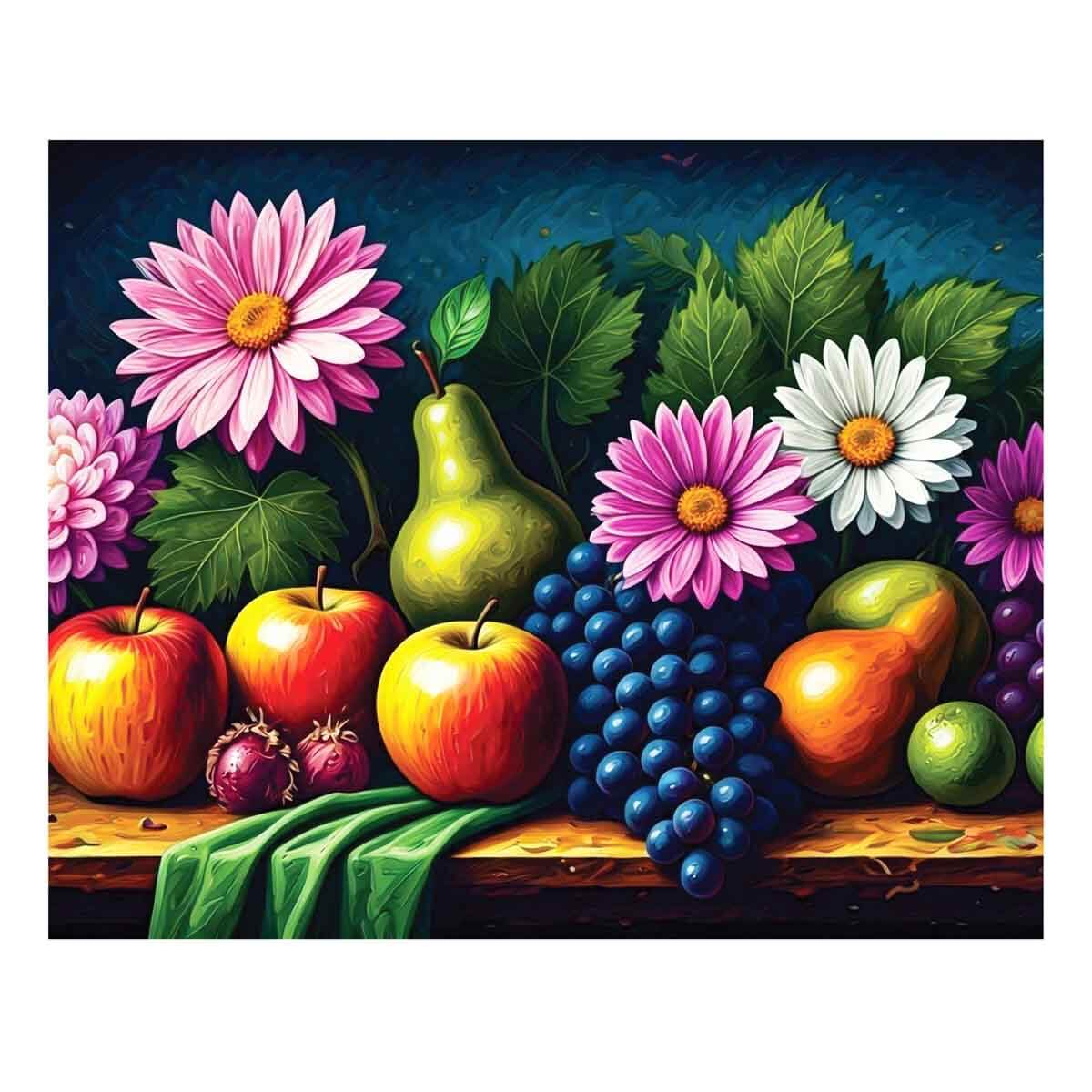 500 Parça Puzzle: Meyveler ve Çiçekler | Toyzz Shop