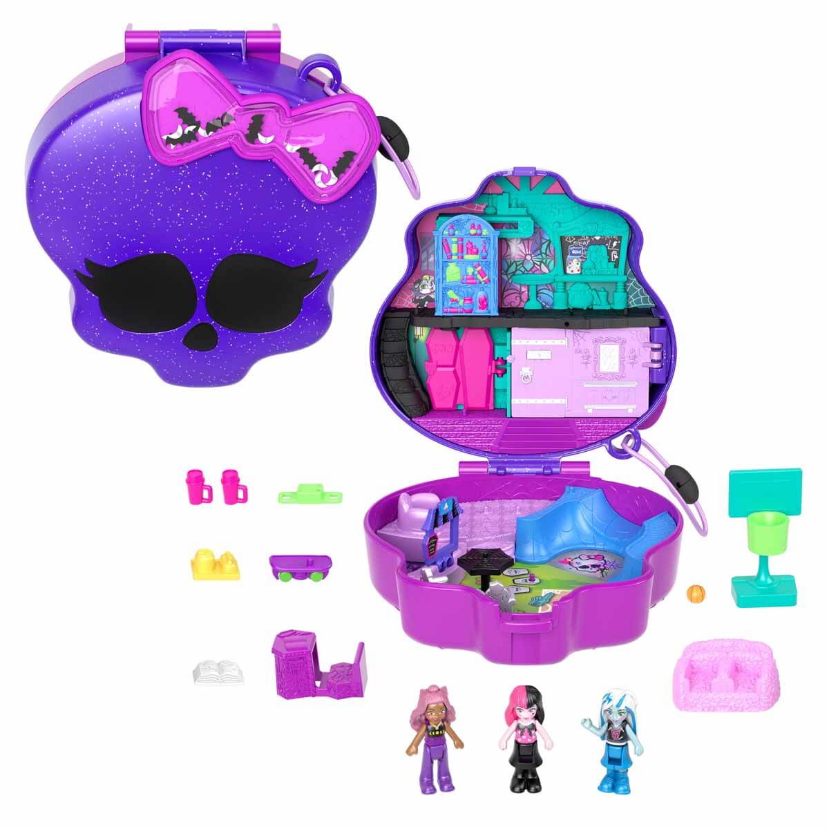 Polly Pocket Monster High Kompakt Oyun Seti HVV58 | Toyzz Shop