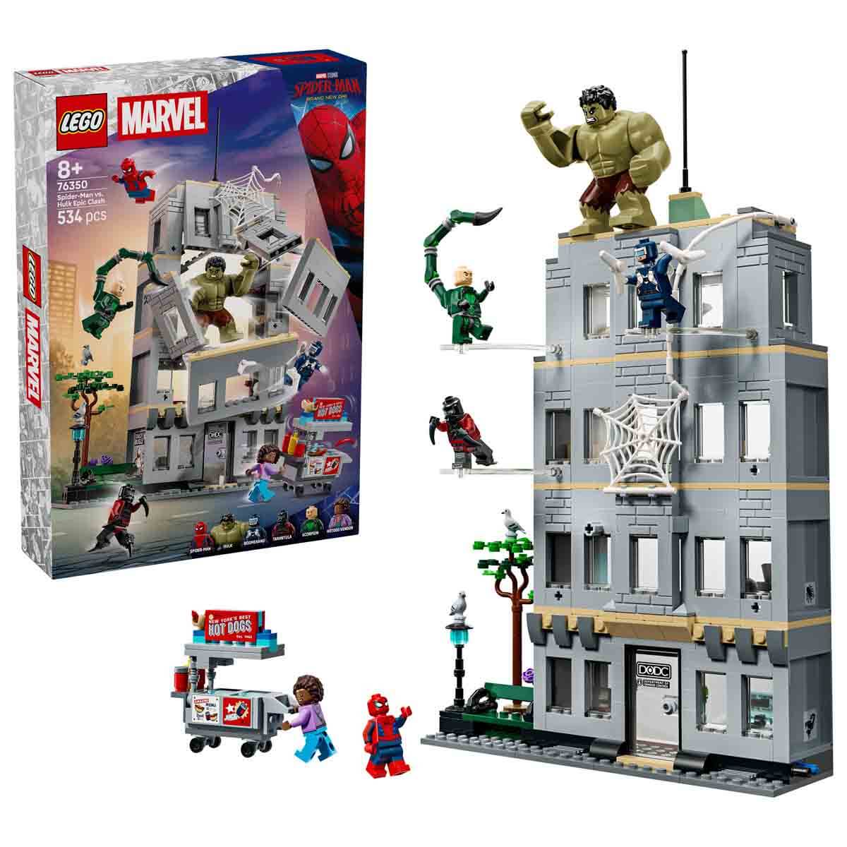 LEGO ǀ Marvel Örümcek Adam ve Hulk'ın Destansı Çarpışması 76350