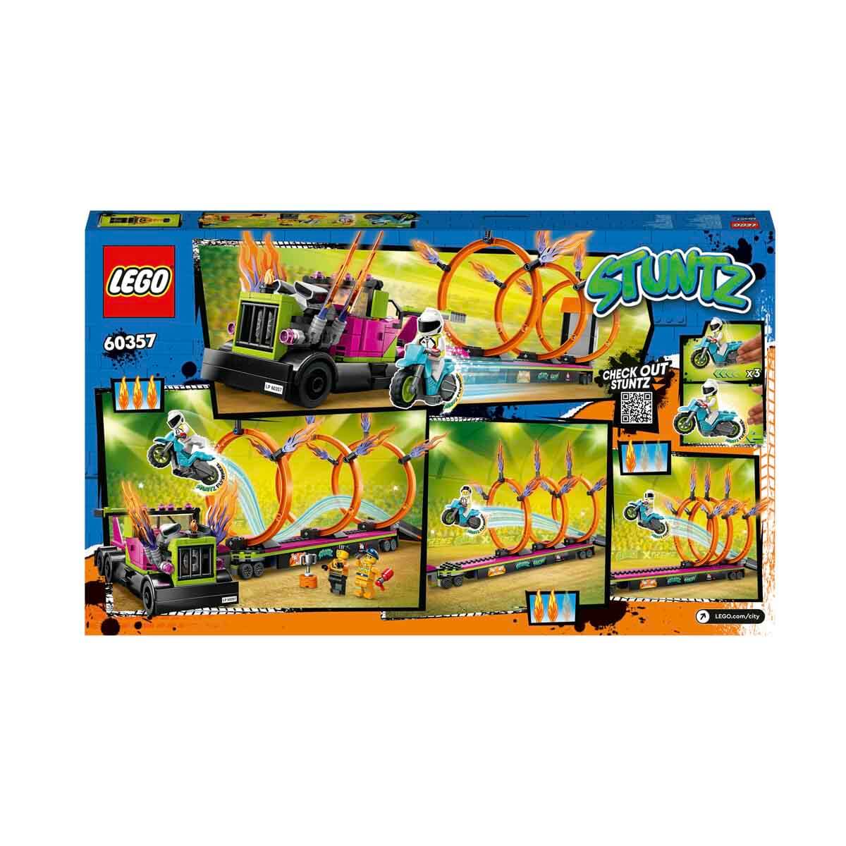 LEGO City Gösteri Kamyonu ve Ateş Çemberi Yarışması 60357 | Toyzz Shop