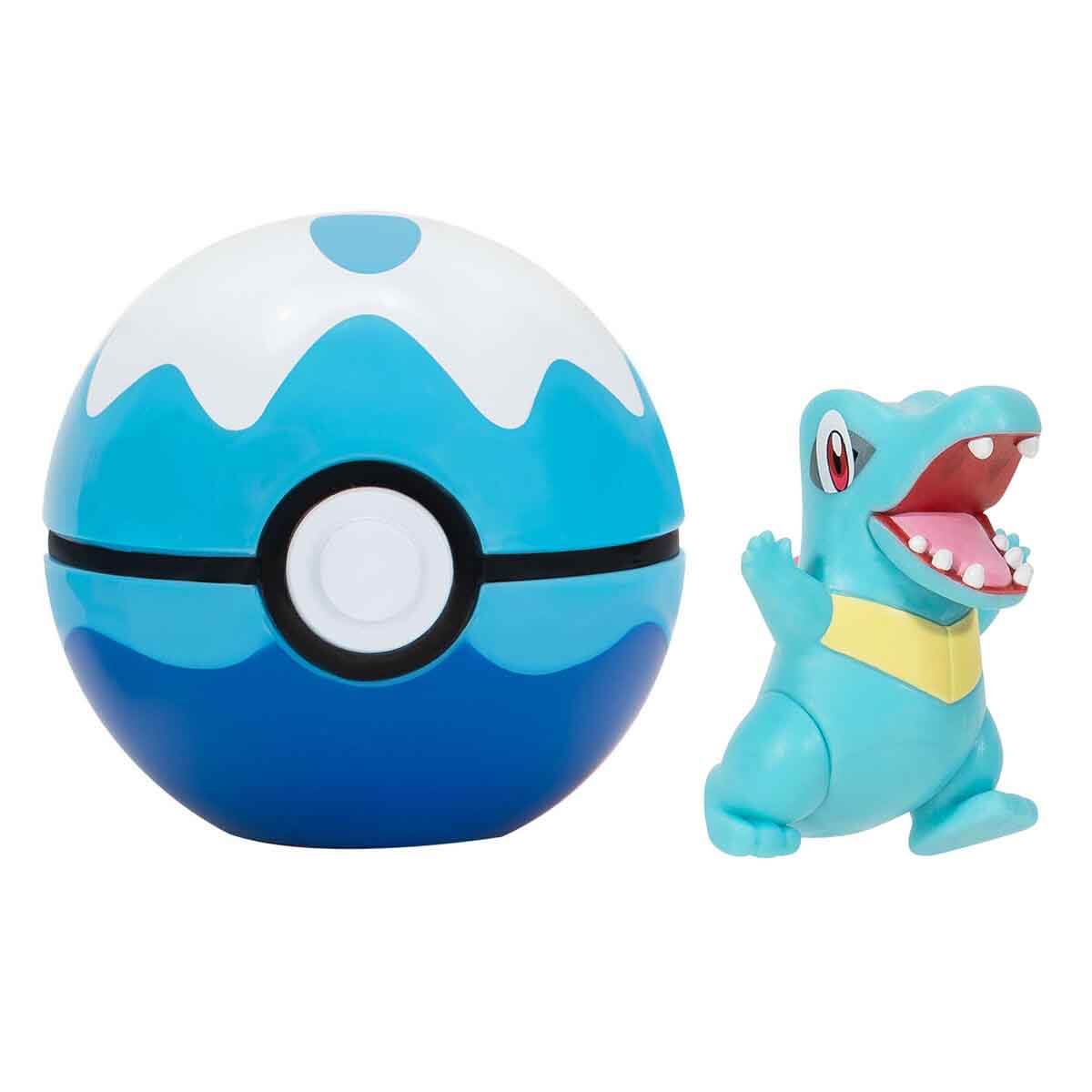 Pokemon Clip 'N' Go Poke Topu ve Figür Seti POK/95057-E - Chespin