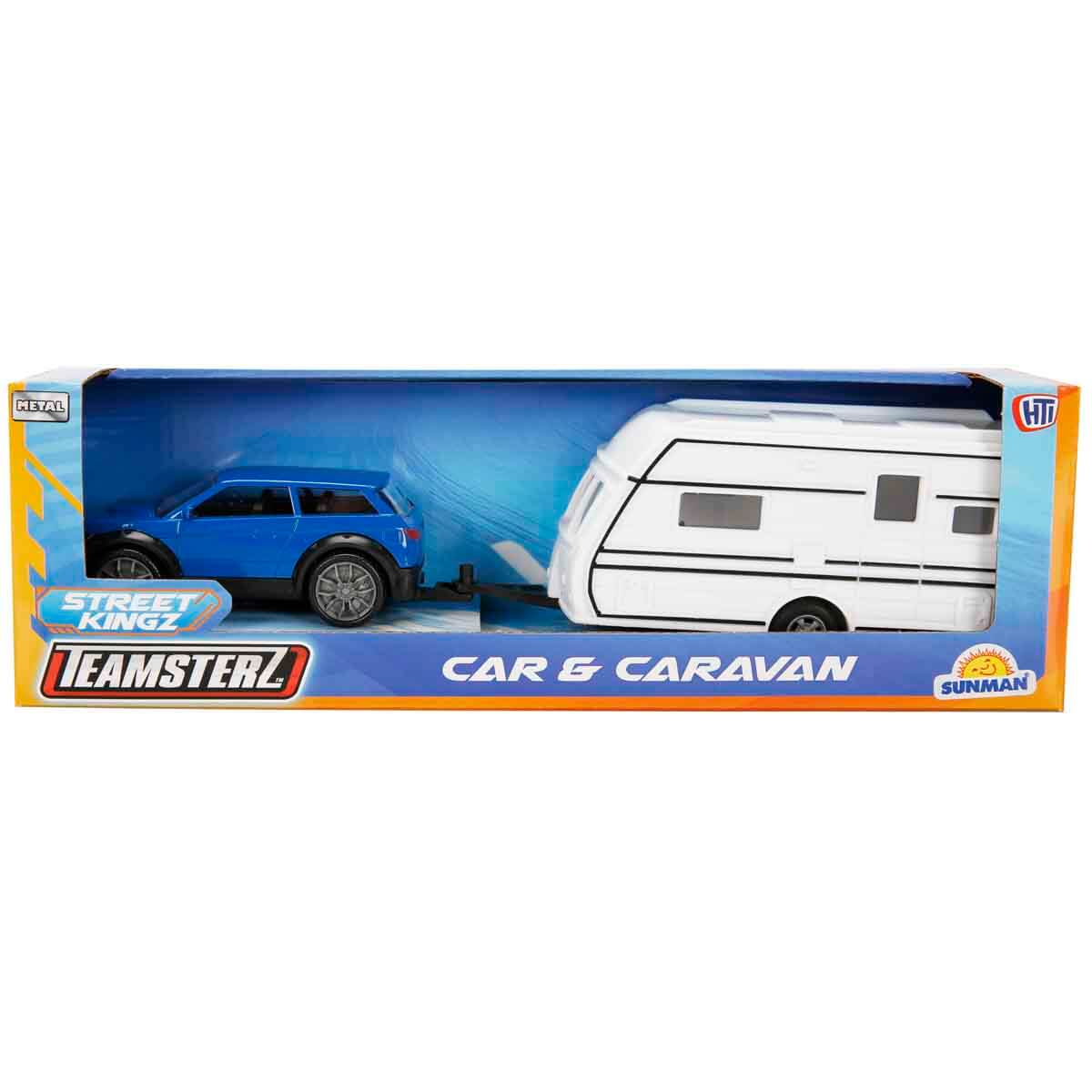 Teamsterz Araç ve Karavan Seti - Gri | Toyzz Shop