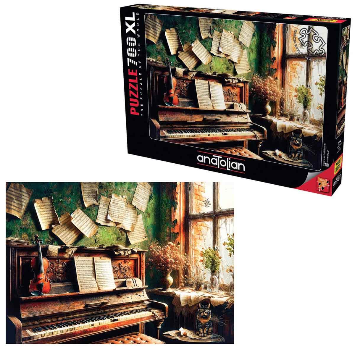 700 Parça XL Puzzle: Antika Piyano | Toyzz Shop
