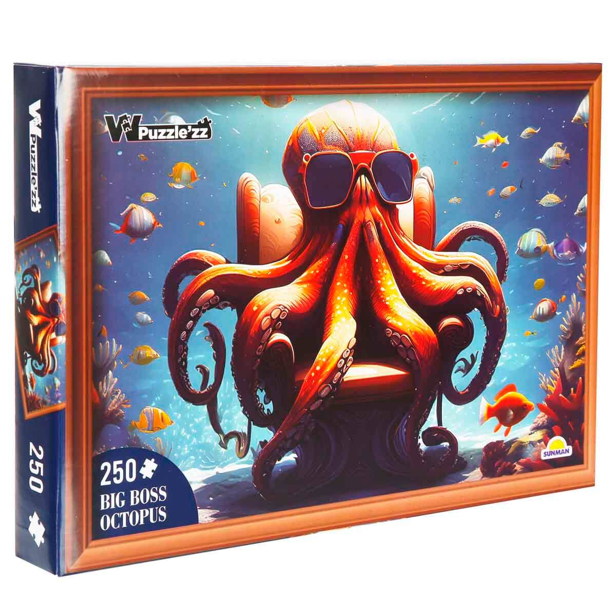 250 Parça Puzzle: Gözlüklü Ahtapot | Toyzz Shop