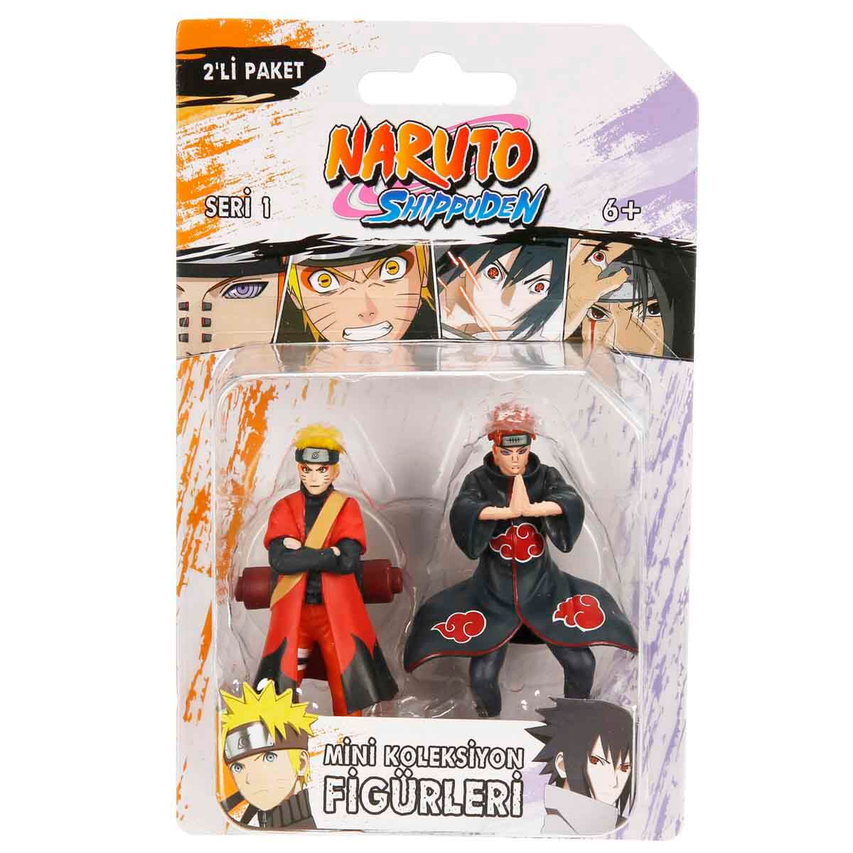 Naruto Shippuden 2'li Figür Seti - Uzun Turuncu Yelekli Naruto Ve